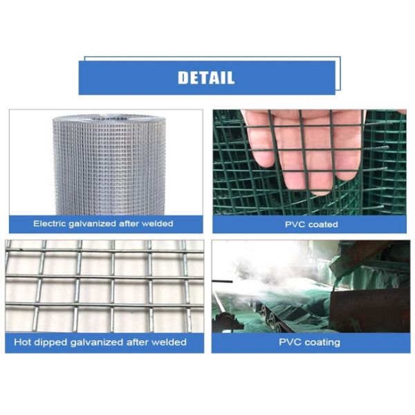 2x2inch Stainless Steel Welded Wire Mesh Rust Resistant