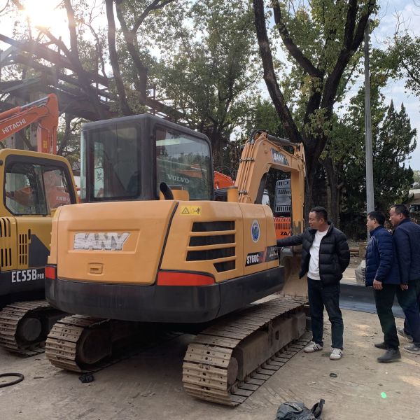 Sany SY60 Excavator in Good Condition with Original Design and 6000kg Operating Weight