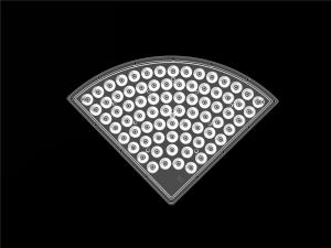 Quality Special Shape LED Lens Reflector / LED Strip Lens D235*H9.4mm PC Material wholesale