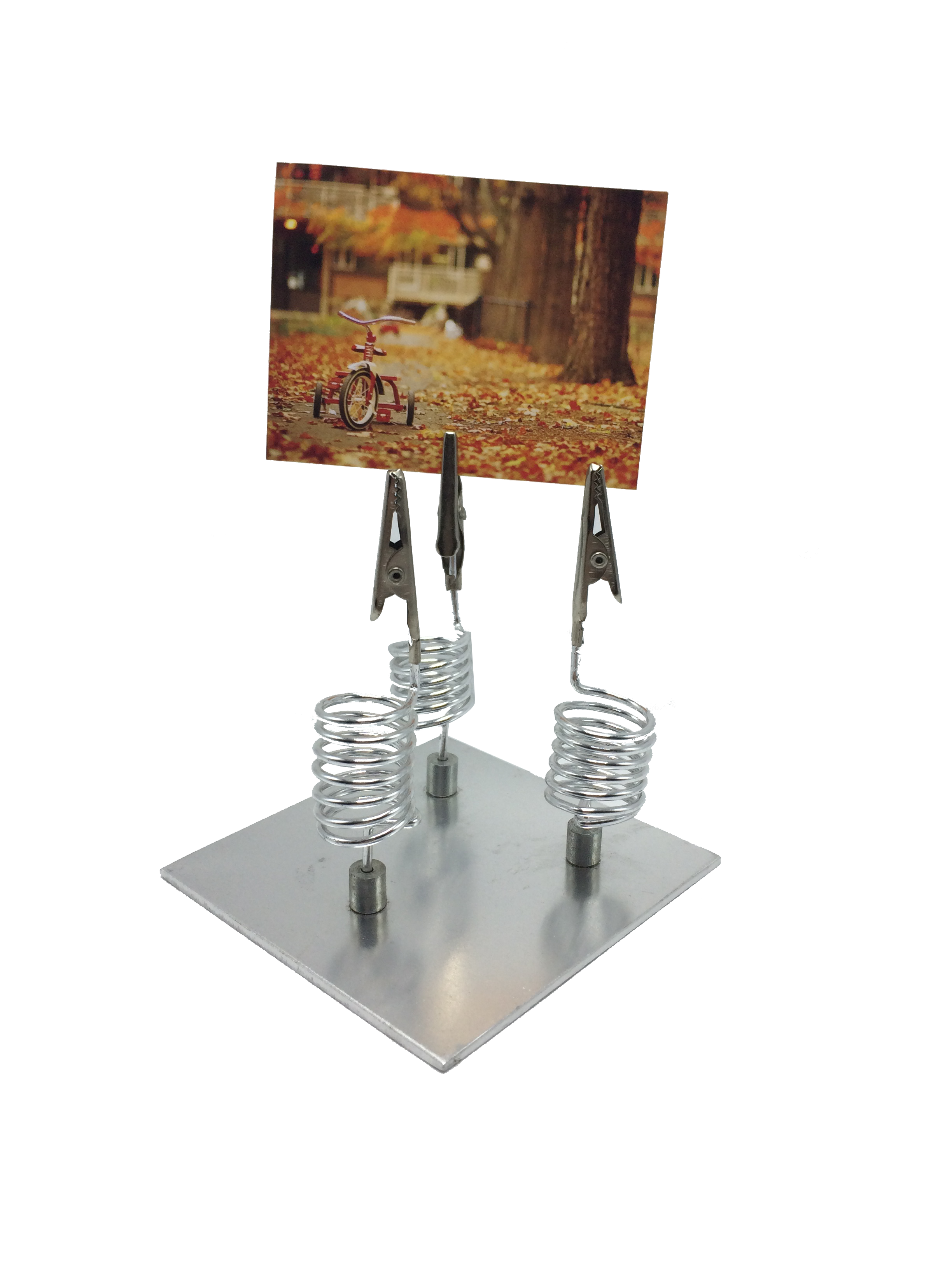 Unique Styles Memo Clips Photo Holders 8x8x8 Cm With Name Card Stand