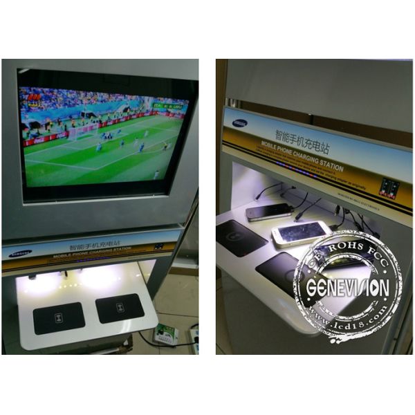Customized Touchscreen Mobile Phone Charging Station Self Pay Mobile Phone Charging Kiosk