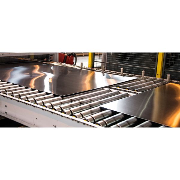 5mm Stainless Steel Checker Plate No.1 Finish ASME Standard Slit Edged