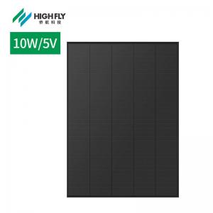 China Highfly EU Warehouse Hot Sale 10W/5V Solar Panel Solar Panel Price Is Black Type For Solar Panels System on sale