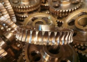 Quality Cast Tin Bronze Worm Shaft And Worm Gear Wheel Set Transmission Spare Parts wholesale
