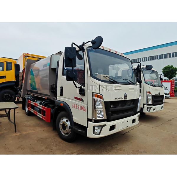 HOWO Garbage Truck 4X2 5CBM 105CBM Garbage Trash Compactor Garbage Truck