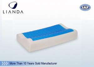 Visco-Elastic Memory Foam Pillow Cooling Gel Contour Help Deep Sleep