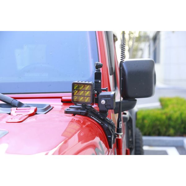 Aluminum Alloy A Pillar Light Bracket Black Jeep Jl A Pillar Light Mounts