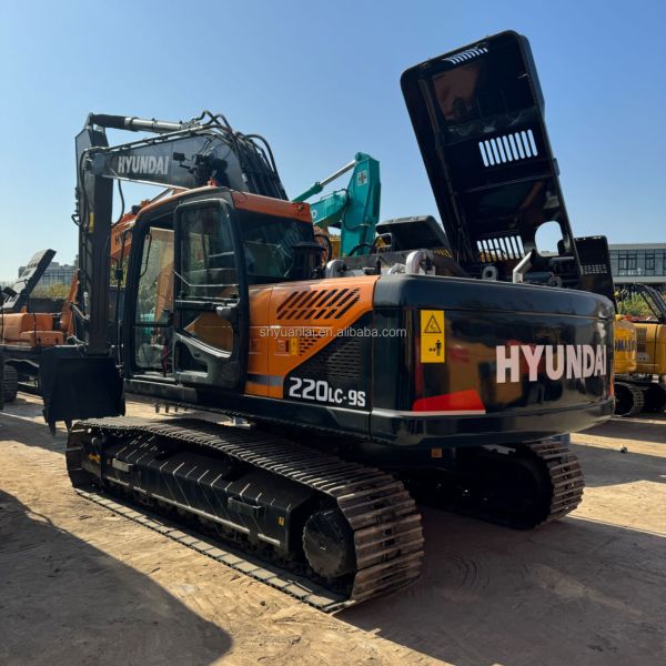 Second Hand Hyundai 220 Used Excavator 22 Ton Hyundai R220 R220LC 220LC-9S R220-9s High Quality Low Price On Hot Sale