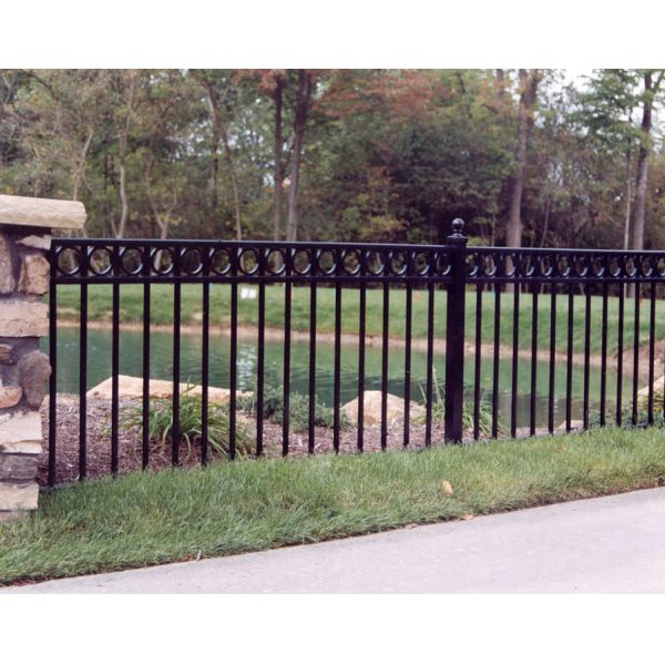 Outdoor Decorative Wrought Iron Garden Fencing