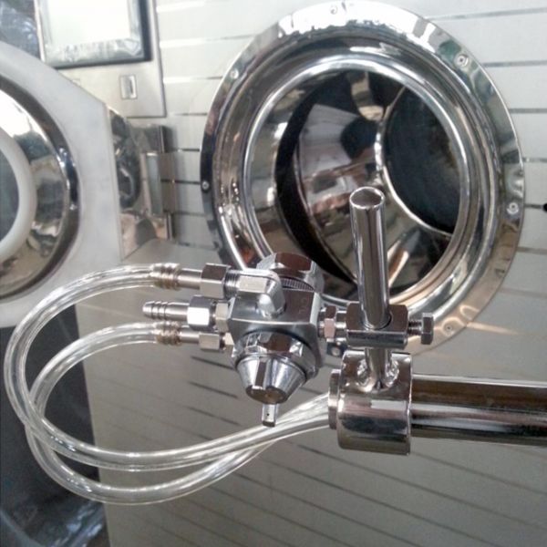 Low Consumption Tablet Film Coating Machine For 1200mm Sugar Coating Drum Diameter