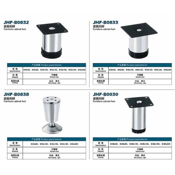 Wholesale Crystal Acrylic Furniture Feet Table Bed Leg Sofa Chair Legs for Living Room Bedroom Kitchen Hospital Application