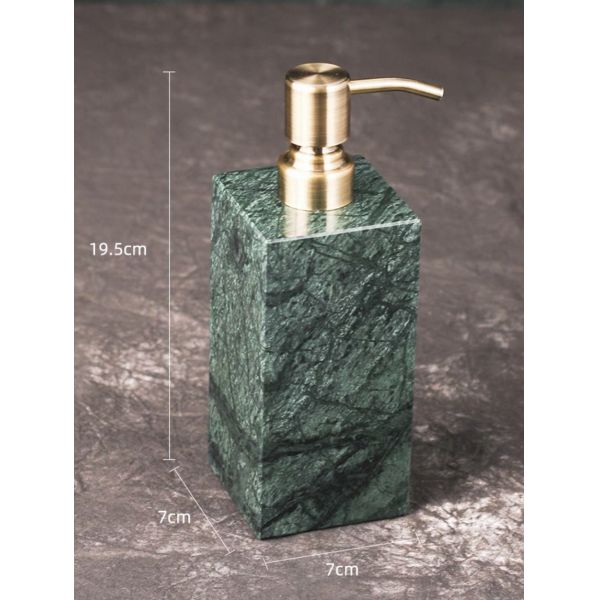 Natural Marble Liquid Soap Dispenser Modern Style Elegant For Bathroom