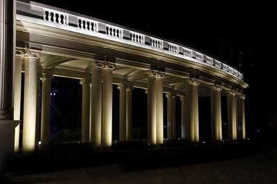 Full Color Stage Equipment Architecture LED Lights Dimming Adjustable For Villa Cottage