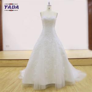Quality New design ladies off-shoulder slim mermaid tail sweetheart dress white cheap wedding dresses wholesale