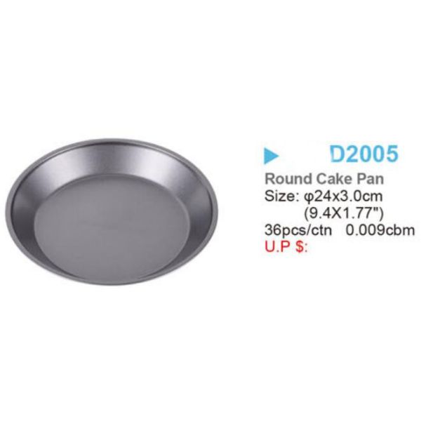 Home use Nonstick custom shaped Round Cake Pan 9inch pie pan pizza pan bakeware