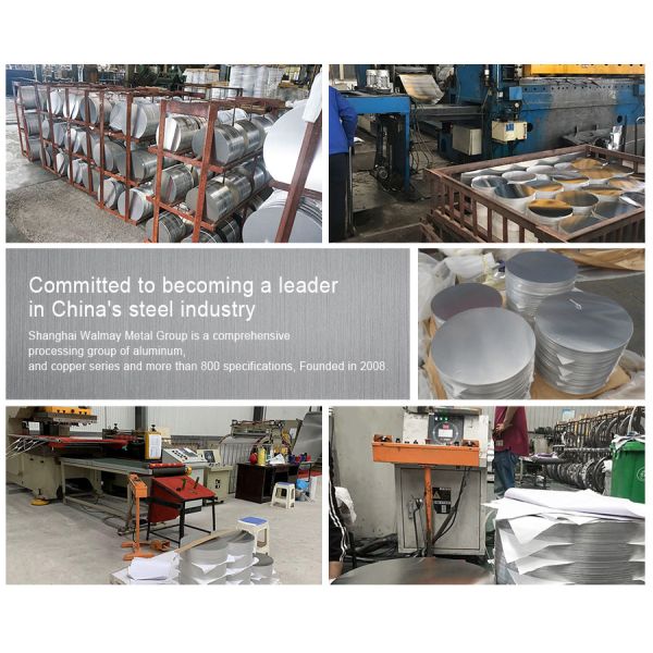 Round 6070 6181 6082 Aluminium Grinding Disc ISO9001 TS16949