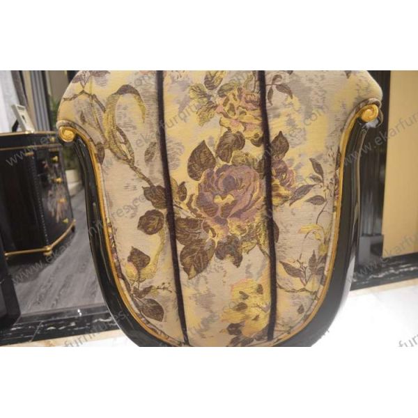 2016 Alibaba Hot sale oval back genuine leather dining chair TV-008