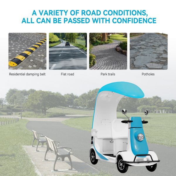 10km/h Smart Golf Carts Tour Vehicles 50KM Range OEM Solutions