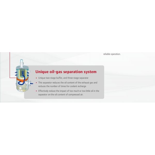 185KW 275KW Gardner Denver Oil-flooded Screw Air Compressor for Healthy Work Environment