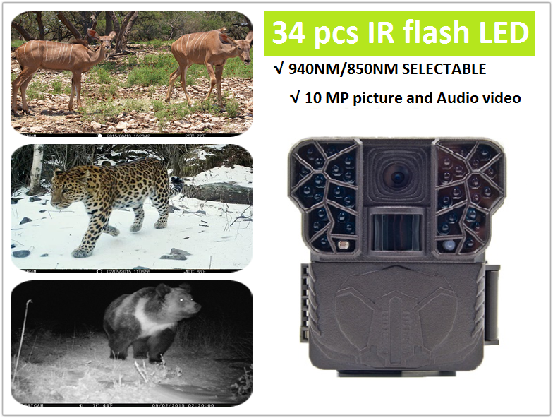 Waterproof Infrared Time Lapse Trail Camera Outdoor For Deer Monitoring
