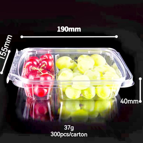 8oz 12oz 16oz 24oz 32oz 48oz Delicatessen Boxes With Clear Lids Food Clamshell Box Disposable Fruit Packaging Food Container