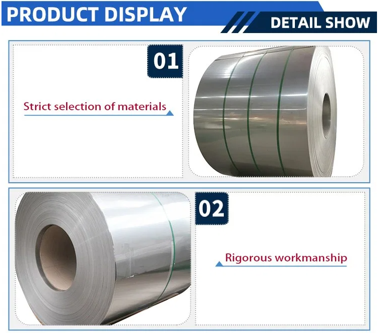 0.6mm Stainless Steel 201 316 430 Plate/Sheet/Coil/Strip Ss 304 DIN 1.4305 Stainless Steel Coil for Sales