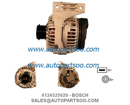 0124525029 0124525060 - BOSCH Alternator 12V 140A Alternadores