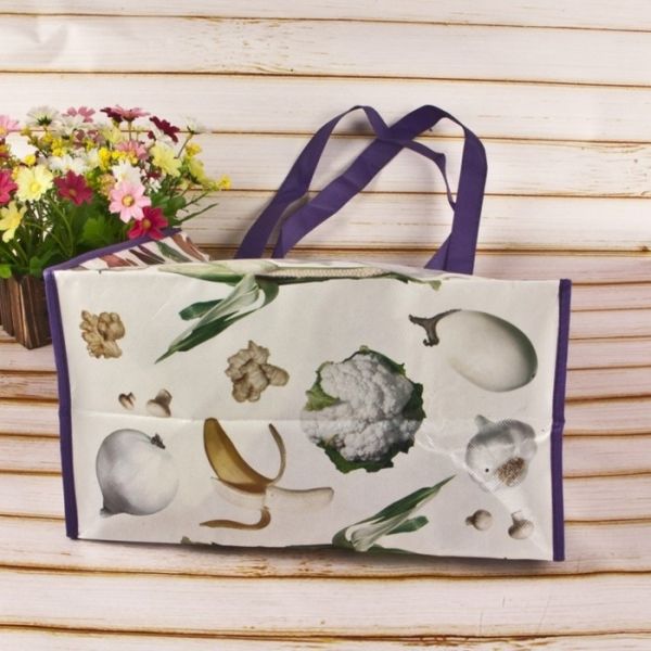 Decorative Pattern Gift Non Woven Shopping Bag Textured Tote Non Woven Cloth Bags