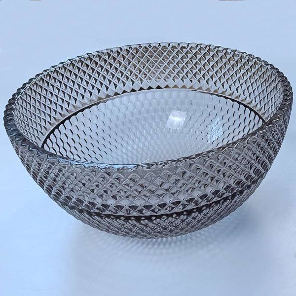 Toilet Round Black Vessel Sink Glass Bathroom Crystal Transparent