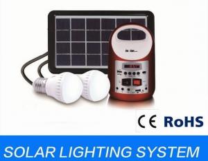 Quality mini solar panel lighting kits for camping, mini solar home  system , solar light for camping solar bule.yellow wholesale