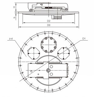 GET Long Life Truck Spare Parts Tank Manlid Manhole Cover GETC801A -560/580