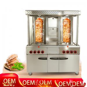 Quality Stainless Steel Electric TüRkiye Commercial Barbecue Machine With Cabinet wholesale