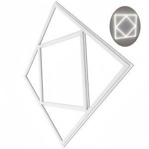 Quality DIY Design 595x595 Indoor Edge Lighting LED Recessed Panel Frame Lighting for Office Shopping Mall wholesale