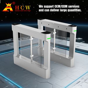 Buy cheap HCW Turnstile Swing Gate Controlled Access Train Station Facial Recognition from wholesalers