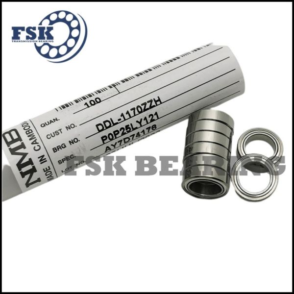 Metric Size DDLF 1280ZZ , DDLF-1360ZZ NMB Flanged Ball Bearings Small Size