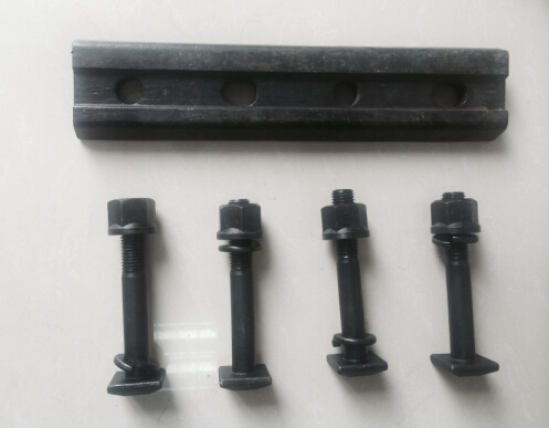 Oxide Black Railway Bolt Nut for Fish Plate Grade 8.8 45 # tunnel bolt