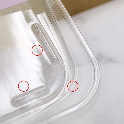 8oz 12oz 16oz 24oz 32oz 48oz Delicatessen Boxes With Clear Lids Food Clamshell Box Disposable Fruit Packaging Food Container