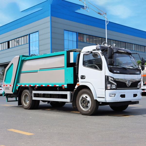 Customized Color 4x2 Dongfeng Trash Compactor Truck 7CBM 9 CBM Loading Euro 3