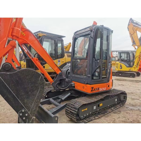 Second hand Hitachi ZX50U excavator is of good quality and affordable price