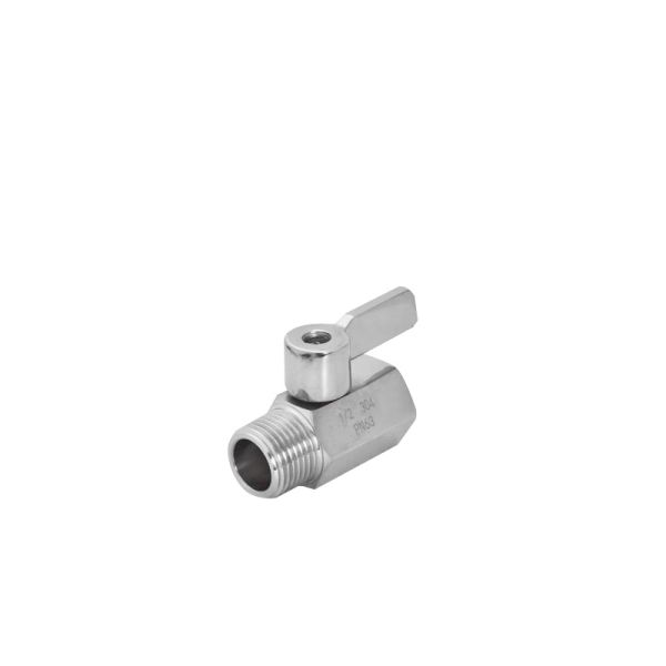 Stainless Steel Handle Mini Ball Valve for Waterborne Oleic Acid