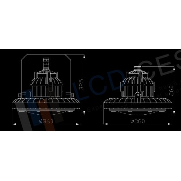 Portable 180W 220V IP66 Explosion Proof LED Flood Light