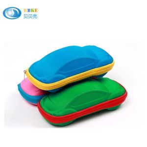 Cute Colorful Car Shape EVA Pencil Case , Lovely Multi Functional Eva Hard Case