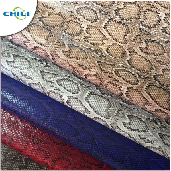 Bags Upholstery Faux Leather Vinyl Fabric 100% Polyurethane Finish Artificial Grain