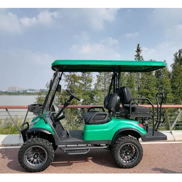 OEM ODM Lifted Golf Carts 4 Wheel Disc Brake Off Road Wheel 4 Seater Club Car