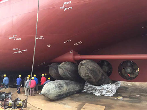 Dia 1.0m 6 Layer Ship Launching Airbags Large Bulk Carriers Launched Smoothly