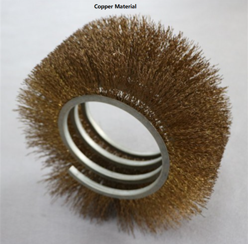 Inward Cleaning Industrial Nylon Spiral Brush Abrasive PP