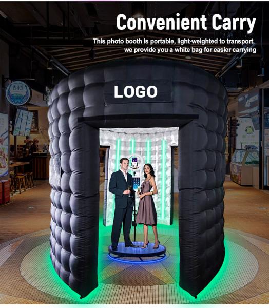 Popular Photo Booth Enclosure Office White Inflatable Photo Booth Business