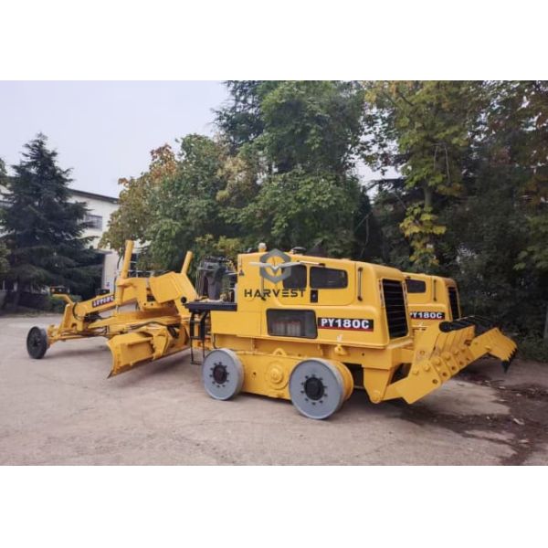 132KW Motor Grader PY180C 3965mm Blade with Front Dozer & Rear Ripper