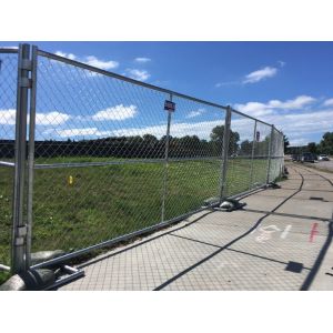 China Free Standing 2mm Temporary Security Fencing Portable Galvanized For Events on sale