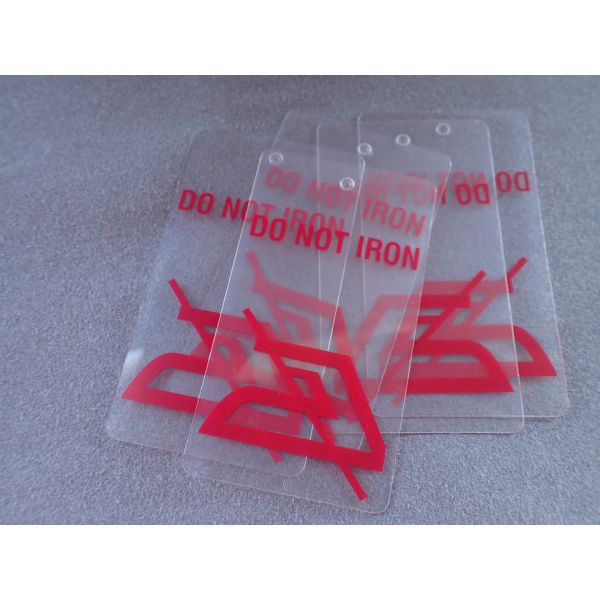 Debossed Silicone Heat Transfer Labels